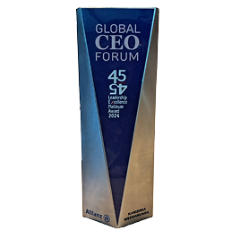 2024 PLATINUM AWARD - Global CEO Forum - Leadership Excellence